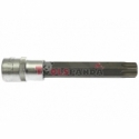 Накрайник с вложка 1/2" TORX T70 удължен (100мм.) | STARLINE