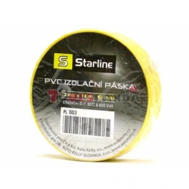 Лента лепяща изолация PVC - жълта | STARLINE
