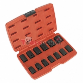 Вложки ударни 1/2" (10-24мм.) 13 броя | SEALEY