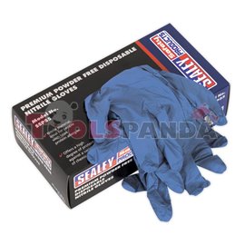 Ръкавици нитрилни размер S 100 броя | SEALEY