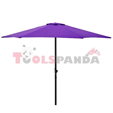 Чадър градински 2.5м. лилав