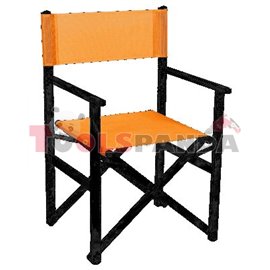 Стол режисьорски алуминиев сгъваем оранжев