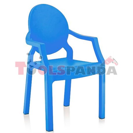 Детско столче с подлакътник тъмно синьо 31x33x65см.