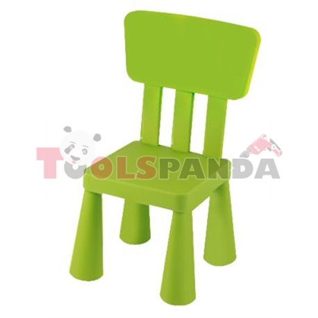 Детско столче с облегалка зелено