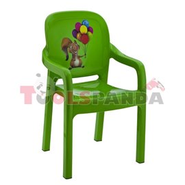 Детско столче с подлакътник зелено