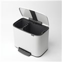 Кош за отпадъци бял Bo Pedal Bin 11/23л.