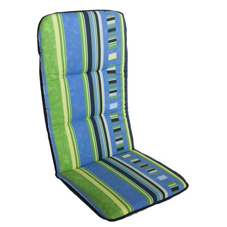 Възглавница за стол двойна синьо/жълта Multialta 115х50см.