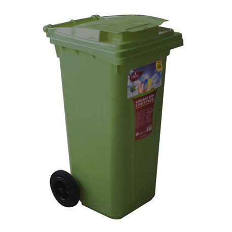 Кош за отпадъци зелен 120л.