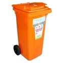 Кош за отпадъци оранжев 120л.