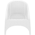 Кресло бяло ратан Aruba