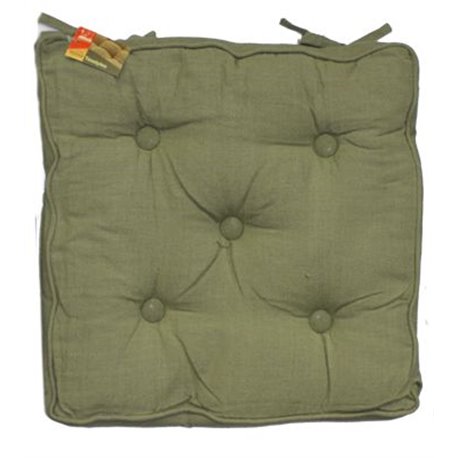 Възглавница за стол зелена 40х40см.