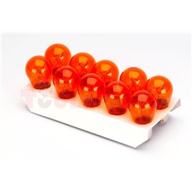 Крушка PY21W, 12V, 21W, цвят: оранжев, тип фасунга: BAY15D, серия: Standard, брой в опаковка: 10 бр. | OSRAM