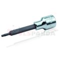 вложка отвертка (удължена) TORX (5 броя лъчи) с отвор 1/2", T27х100мм