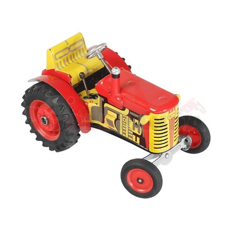 Трактор червен Zetor 16х9х11см. 1:25 5г.