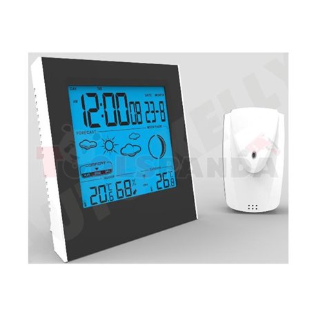 Часовник с термометър електронен LCD