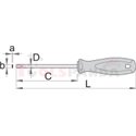 Отвертка плоска TBI, електричарска - UNIOR