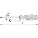 Отвертка кръстата (PH) TBI - UNIOR