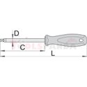 Отвертка квадрат TBI - UNIOR