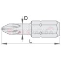 Накрайник кръст (PH)3бр. Комплект - UNIOR