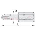 Накрайник кръст (PZ)3бр. Комплект - UNIOR