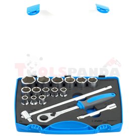  Комплект вложки 1/2" в пластмасова кутия 10 - 32/17 | UNIOR