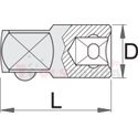 Адаптер 3/8" - UNIOR