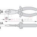 Клещи усилени резачки, изолирани - UNIOR