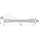 Удължител гъвкав 1/4" - UNIOR