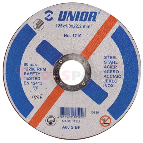 диск за рязане на INOX - UNIOR