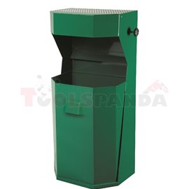 Метално кошче за отпадъци-зелено - MEVA