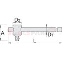 Ръчка Т - образна 1" - UNIOR