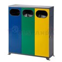 Кош за разделно събиране на отпадъци на открито-троен - MEVA