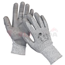 Плетени безшевни ръкавици срещу порязване OENAS-9 | MEVA