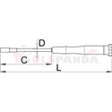 Отвертка глуха за електроника - UNIOR