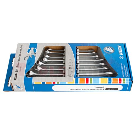 комплект звездогаечни удължени ключове в картонена кутия - UNIOR