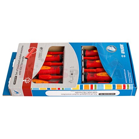 Комплект изолирани глухи отвертки VDE TBI - UNIOR