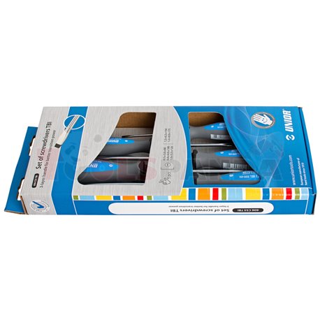 Комплект плоски отвертки TBI - UNIOR