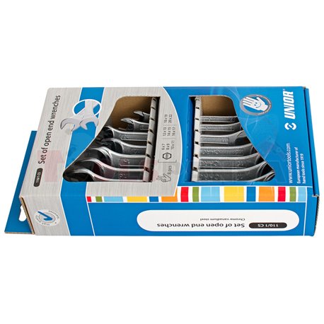 Комплект гаечни ключове в картонена кутия - UNIOR