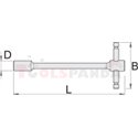 Ключ глух с Т-дръжка - UNIOR