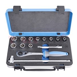  Комплект вложки 1/2" в метална кутия 10 - 24/14 | UNIOR