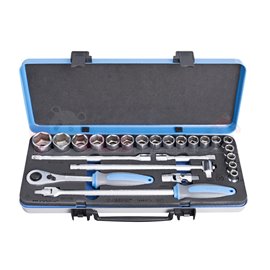  Комплект вложки 1/2" в метална кутия 10 - 32/24 | UNIOR