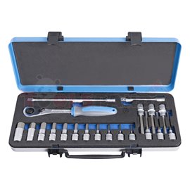  Комплект вложки 1/2" в метална кутия /20 | UNIOR