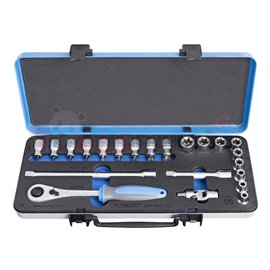  Комплект вложки 1/2" в метална кутия /22 | UNIOR