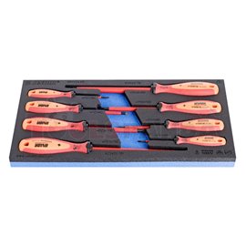 К-т изолирани плоски отвертки 1000V в SOS подложка /8 | UNIOR