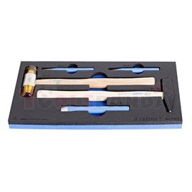 Комплект чукове и пробои и център в SOS подложка 5 бр. - UNIOR