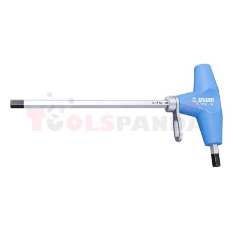 Ключ шестогам (inbus) с Т-дръжка, за безопасна работа на височини - UNIOR