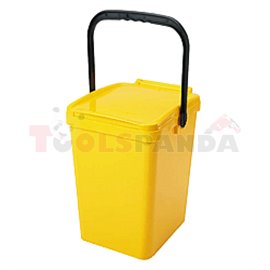 Кош за отпадъци Urba 10л-жълт | MEVA