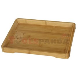 Табла бамбукова правоъгълна за сервиране 33х25х2.5см. | HORECANO
