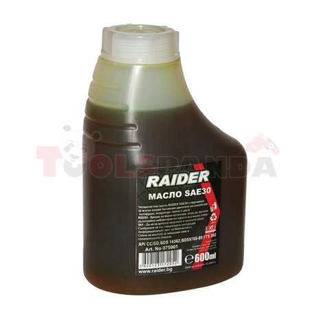 Масло Raider SAE30 600мл. | RAIDER