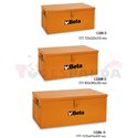 C22 B-O - Сандък метален оранжев празен (720x320x310мм) за инструменти